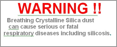 Silicosis Warnings